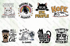 Funny Cat Quotes Sublimation Product Image 3