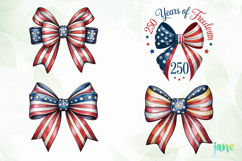 America Bow 4th of July Sublimation Product Image 1