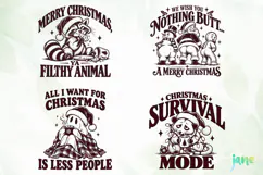 Funny Christmas Humor Clipart Product Image 1