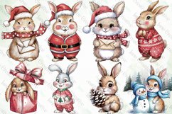 Woodland Christmas Bunny Sublimation Product Image 2