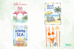 Coastal Summer Png Clipart Product Image 1
