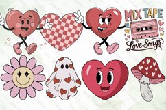 Groovy Valentine Png Sublimation Product Image 2