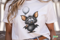 Quirky Bat Clipart Sublimation Product Image 2