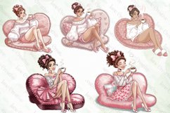 Coquette Valentine Bundle Clipart Product Image 2