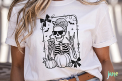 Halloween Coquette Frame SVG PNG Product Image 2