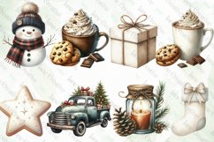 Cozy Christmas Sublimation Clipart Product Image 2