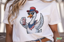 4th Of July Goose SVG PNG Product Image 2