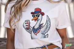 4th Of July Goose SVG PNG Product Image 2