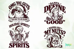 Funny Christmas Humor Clipart Product Image 1