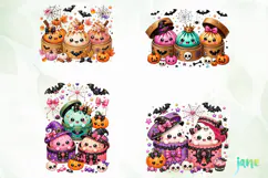 Halloween Glitter Dumplings Clipart Product Image 1