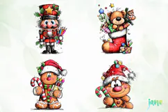 Christmas Characters Clipart Product Image 1