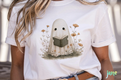 Vintage Fall Ghost Sublimation Product Image 2