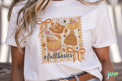 Pumpkin Autumn Coquette Bow Sublimation Product Image 2
