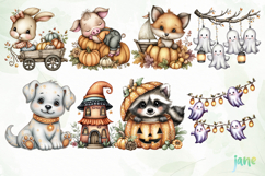 Cute Halloween Clipart Sublimation Product Image 8