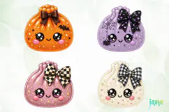 Halloween Glitter Dumplings Clipart Product Image 1