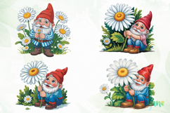 Spring Gnome Clipart Product Image 1