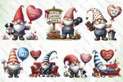 Father’s Day Gnomes Sublimation Clipart Product Image 2