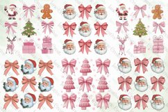 Coquette Pink Christmas Sublimation Product Image 2
