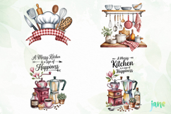 Kitchen Quotes Clipart Sublimation Product Image 1