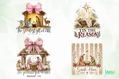 Christian Christmas Png Clipart Product Image 1