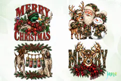 Christmas Hunting PNG Clipart Product Image 1