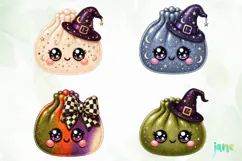 Halloween Glitter Dumplings Clipart Product Image 1