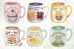 Cute Valentines Coffee Mugs Sublimation Product Image 2