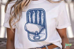 Retro Sardines SVG PNG Sublimation Product Image 2