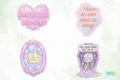 Aesthetic Meltdown Clipart PNG Product Image 1