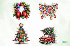 Christmas Characters Clipart Product Image 1