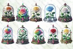 Romantic Roses Valentine’s Day Clipart Product Image 2