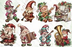 Christmas Gnome Musicians Sublimation Product Image 3