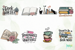 Book lovers SVG PNG Sublimation Bundle Product Image 3