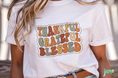 Retro Fall Thanksgiving PNG Clipart Product Image 5