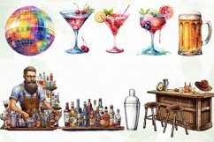 Set of Bar Watercolor Sublimation Product Image 2