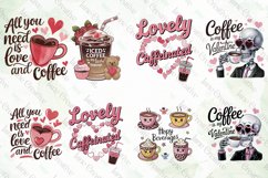 Coffee Drink Valentine Sublimation Product Image 2