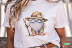Watercolor Beach Gnome Clipart Product Image 2