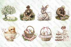 Vintage Easter Illustrations Clipart Product Image 2