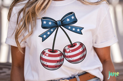 America Cherry 4th of July Sublimation Product Image 5