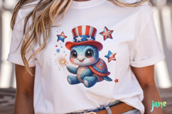 Sea Turtle 4th of July Clipart Product Image 5