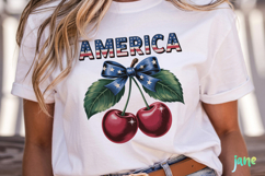 America Cherry 4th of July Sublimation Product Image 5
