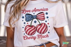 America Cherry 4th of July Sublimation Product Image 5