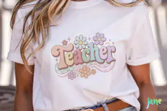 Boho Teacher PNG Clipart Product Image 2