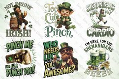 Funny Patrick’s Day Quotes Sublimation Product Image 2