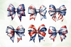 4th of July Big Bow Ribbon Sublimation Product Image 3