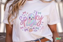 Cute Ghost Spooky Halloween Png Clipart Product Image 5