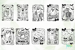 Halloween Coquette Frame SVG PNG Bundle Product Image 6