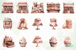 Watercolor Baking Clipart Sublimation Product Image 6