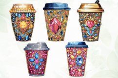 Luxury Sparkling Diamante Coffee Cup Product Image 4
