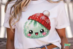 Glitter Christmas Dumpling Clipart Product Image 2
